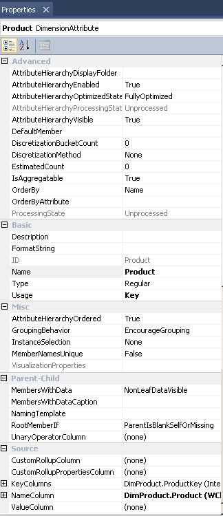 Attribute Properties